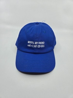 RARE BRAND NEW Meryll Rogge Embroidered Cap Blue