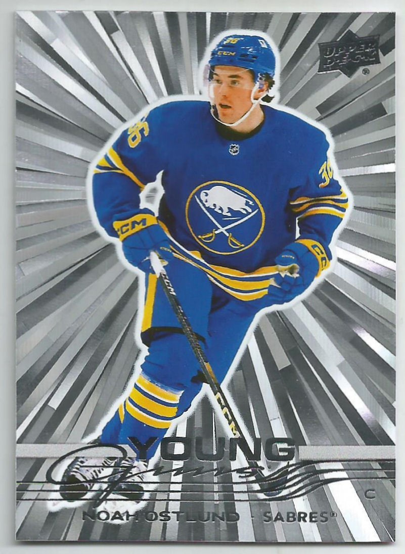 2025-26 Upper Deck Young Guns Outburst NOAH OSTLUND #219 Buffalo Sabres UD SP RC