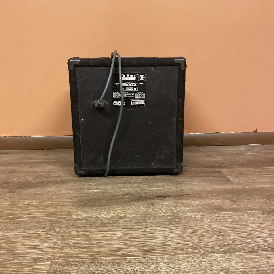 ￼ Guitar Set Comes With Guitar CaseGuitar Amp, Bass Amp, A Radioshack Tuner/more - Image 2 of 4