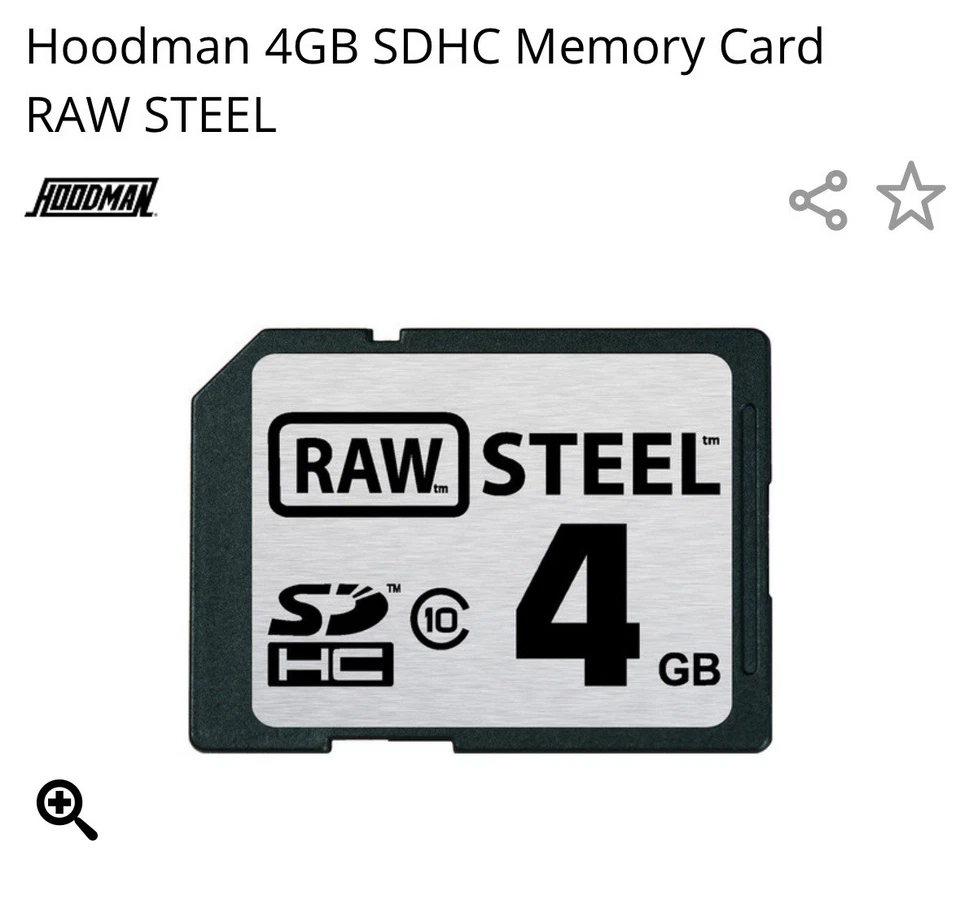 Hoodman Steel 4 GB SDHC Memory Card New Old Stock - Image 2 of 4