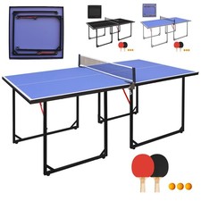6ft Table Tennis Table Foldable Portable Ping...