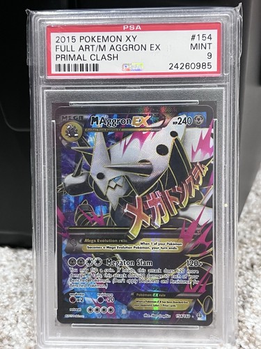 M Aggron-EX graded PSA 9 for sale on eBay