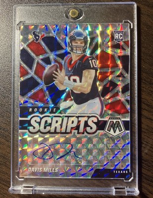 2021 Panini Mosaic - Rookie Scripts Davis Mills #RS-22 (AU, RC)
