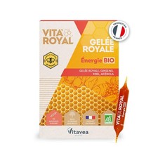 Santé Vita'Royal Énergie BIO Ginseng Acérola 10 ampoules