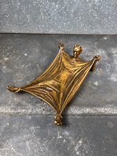 Vide-poche ancien bronze patiné diable démon cornu fin XIXe objet