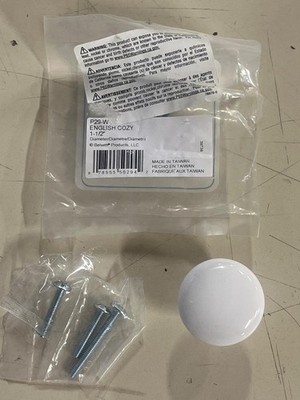 Hickory Hardware P29-W 1-1/2-Inch English Cozy Knob, White