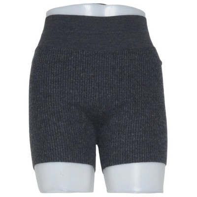 COS, Hotpants, Größe: S, Grau, Elasthan/Polyamid/Wolle, Streifen #fwB