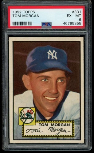 Tom Morgan #331 1952 Topps card