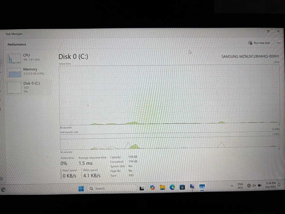 Computadora portátil HP 14-DF0023CL 14 pulgadas repuestos  Foto 4 de 4