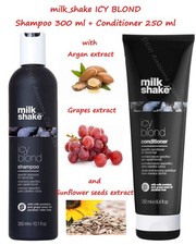 milk_shake ICY BLOND Shampoo 300ml & Conditioner 250 ml - DUO for blond hair