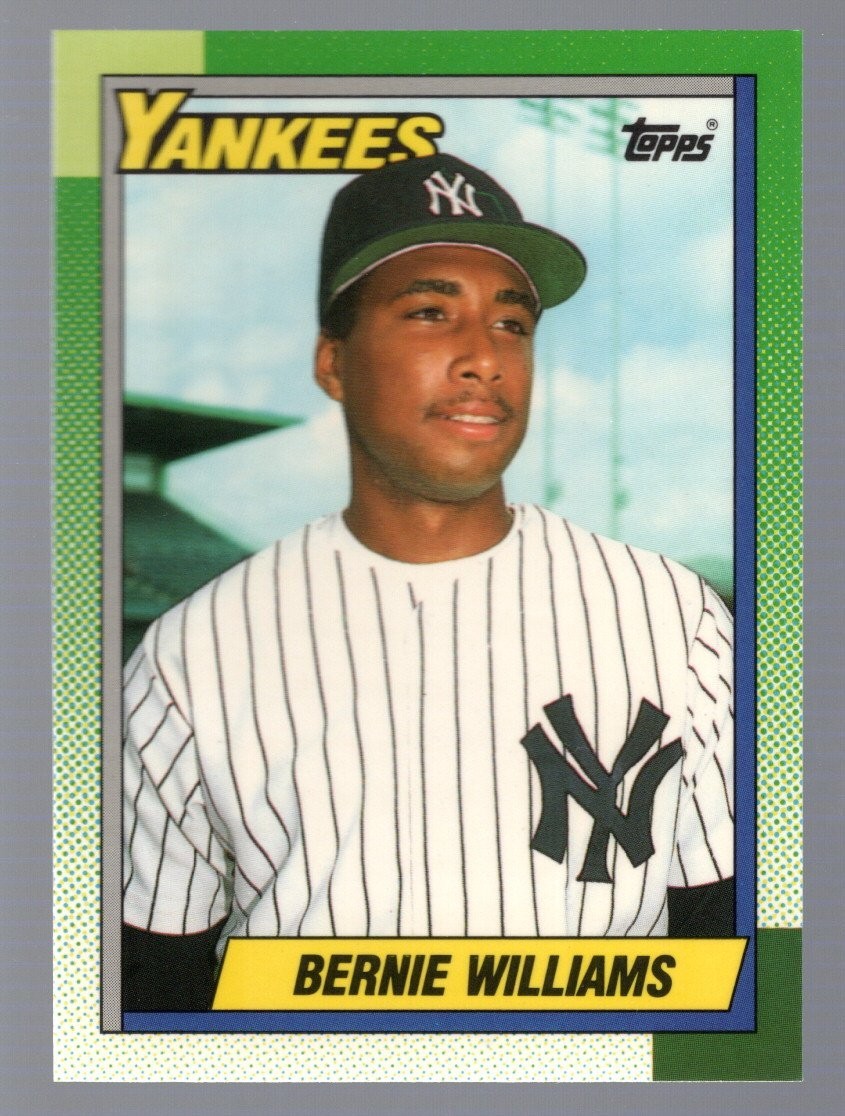 1990 Topps Tiffany Bernie Williams #701 