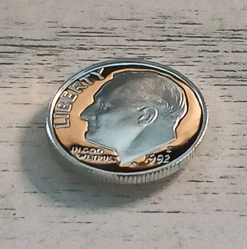 Wow! 1992-S Deep Cameo Proof 90% Silver 10C Roosevelt Dime ~ Ships Free!