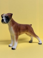 Cooper Craft Vintage Ceramic Boxer Dog Figurine Made In England Mint Condition