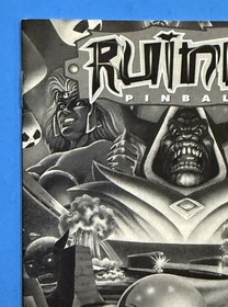 RUINER PINBALL   --  ATARI Jaguar Instruction Manual Booklet Only, NO GAME