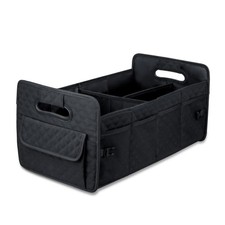 JiatuA Car Trunk Organizer for SUV, Collapsible Car Storage Organizer Black