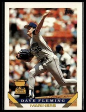 Dave Fleming *ALL STAR ROOKIE CARD* (ASR) 1993 Topps #45. rookie card picture