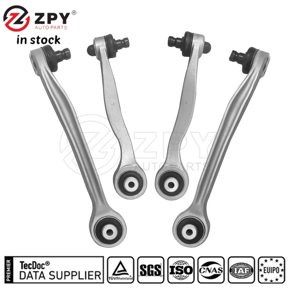 For 04 Audi A8 Quattro Control Arm Kit Front Upper Frontward & Rearward Set of 4 - Image 2 of 4