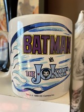 Vintage Batman VS the Joker DC Comics 1989 Coffee Mug 10 oz Cup by Good Company