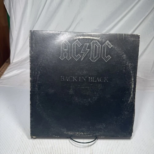 AC/DC Back In Black 1980 Vinyl Atlantic Records SD 16018 1st Pressing Sleeve