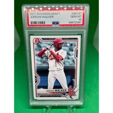 2021 Bowman Draft Jordan Walker Prospect BD-187 - PSA 10 St. Louis Cardinals