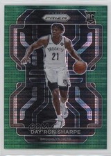 2021-22 Panini Prizm Green Pulsar Prizm 5/25 Day'Ron Sharpe #281 0t02