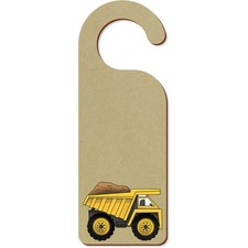 'Dump Truck' 200mm x 72mm Door Hanger / Sign (DH00046993)