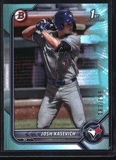 2022 Bowman Draft Josh Kasevich Aqua 183/199 #BD-45