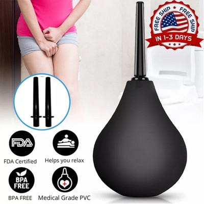 225ml Anal Vaginal Bulb Douche Enema Irrigation Colonic Cleaner Rectal Syringe