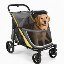 Poussette pliable pour chiens de grande et moyenne taille