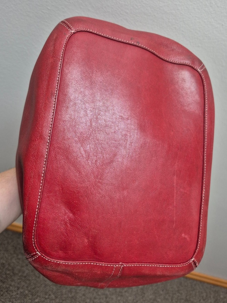 Vintage COACH #9151 Red Leather 