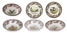 Spode woodland set of SIX Ascot bowls- inc 2 eagles---3737---