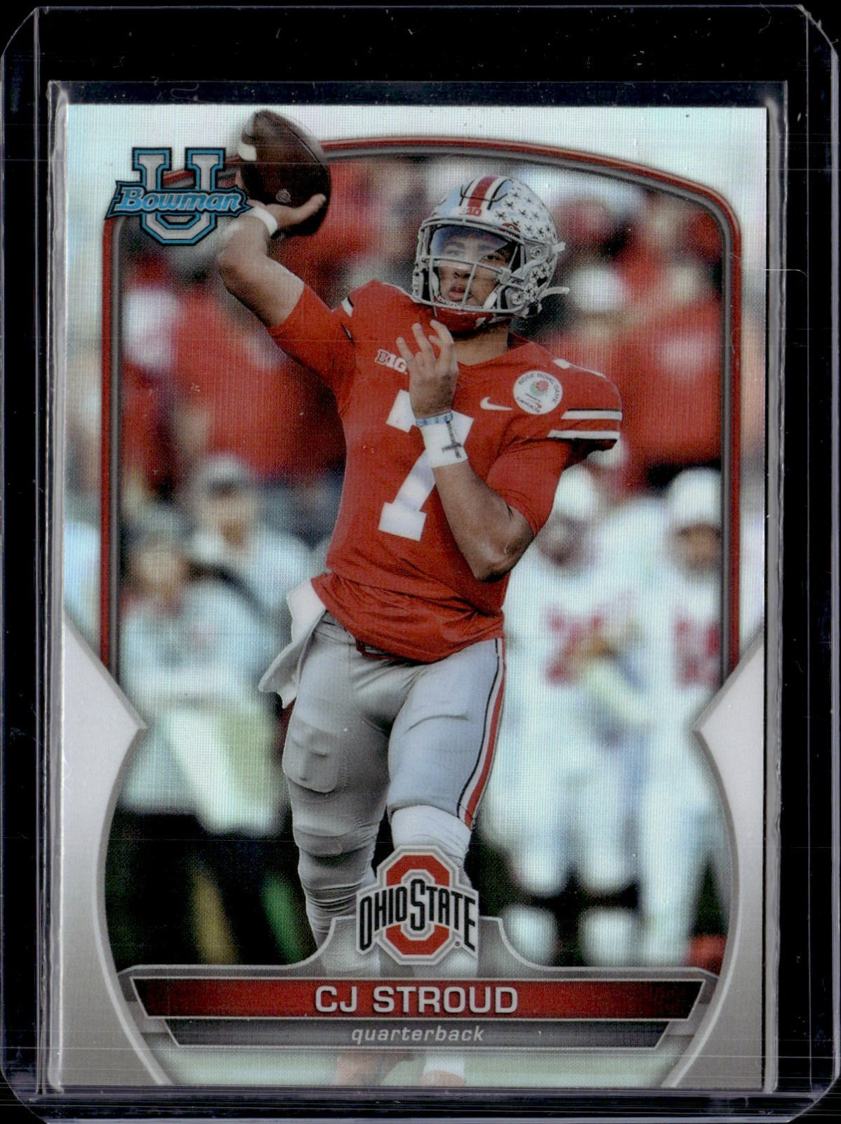 2022 Bowman Chrome University #100 CJ Stroud Rookie Refractor NM-MINT++