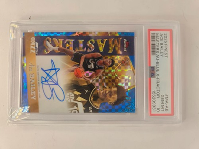 #ad #ad Ace Bailey 2025 topps finest Masters Auto blue x fractor $600.00