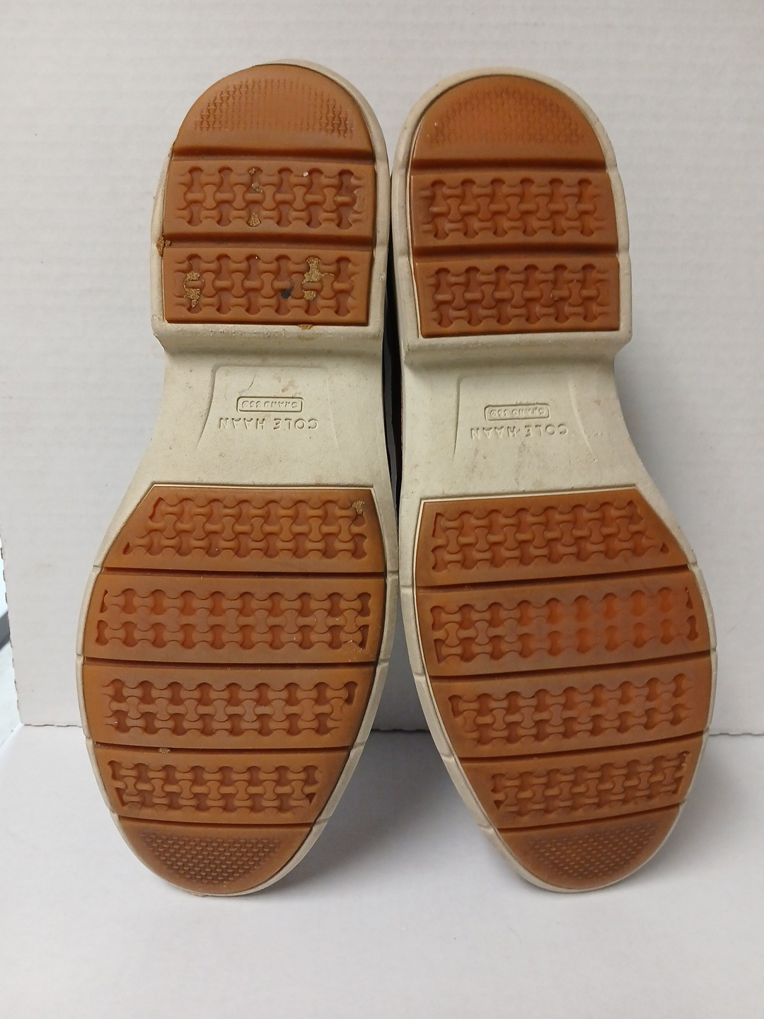 SAOLA Cole Haan Uomo Originale Grand Wingtip Oxford Pelle Marrone Taglia 12M C34120