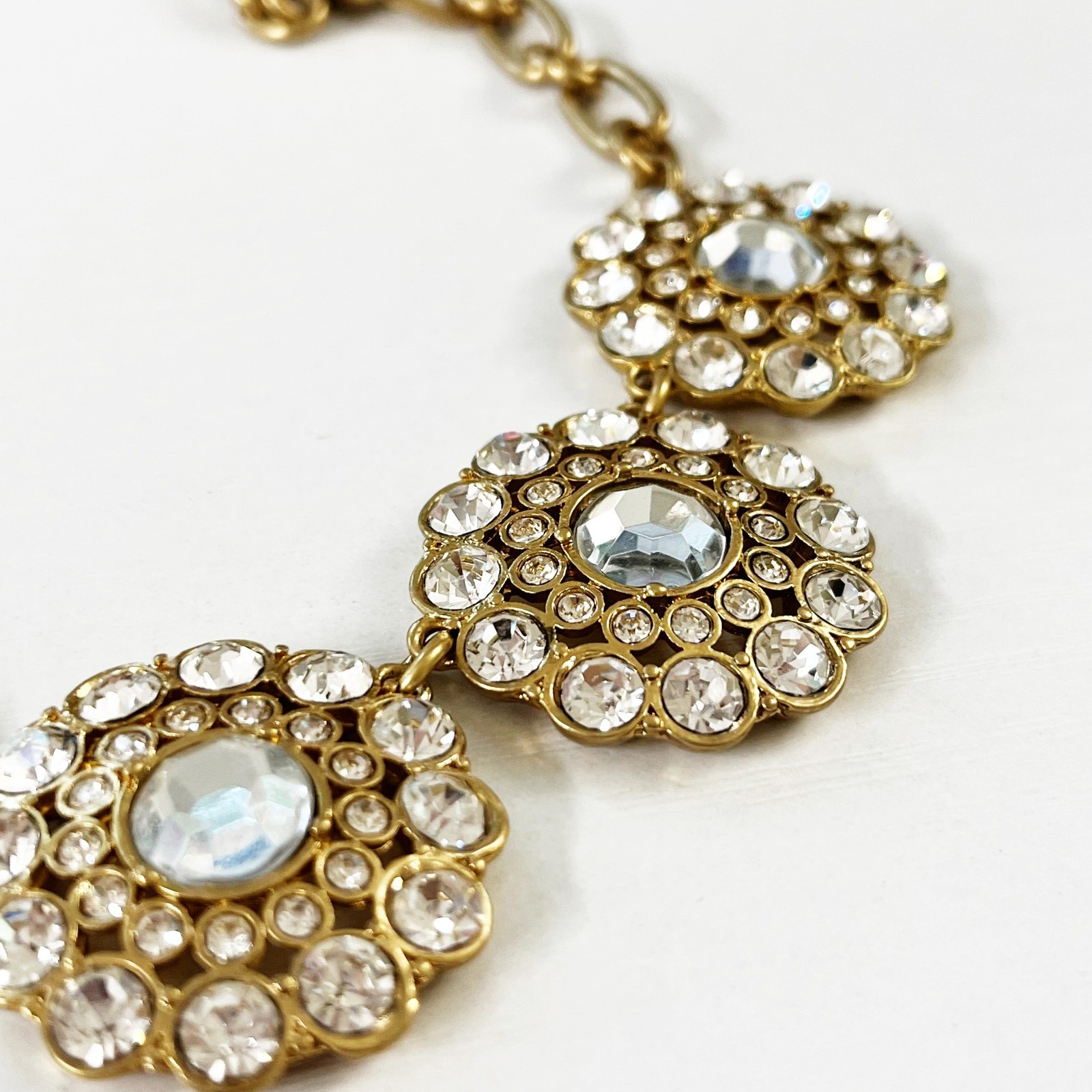 J. Crew Circle Crystal Statement Necklace - image 7