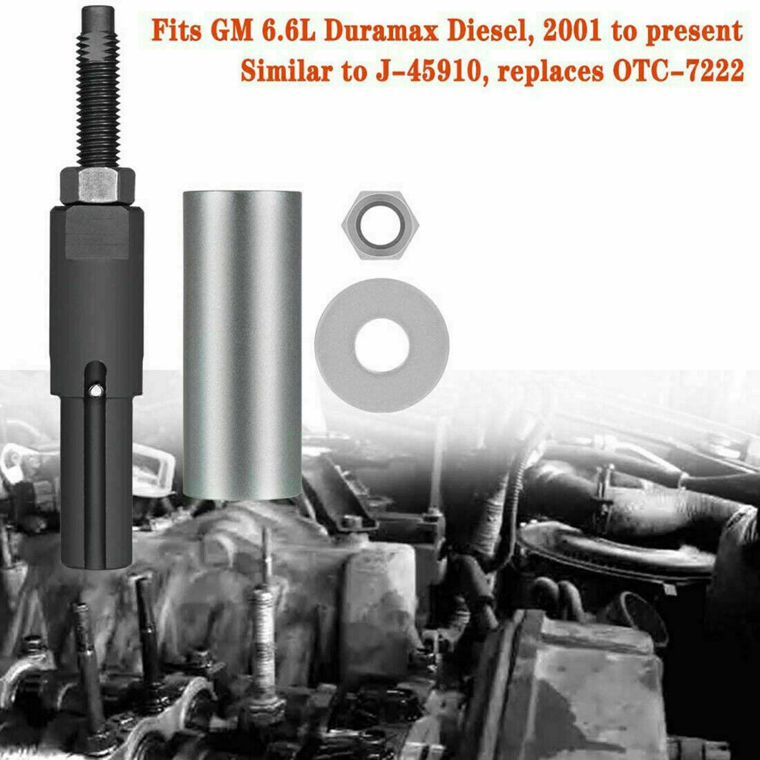 7222 Injector Tube Remover/Installer Kit for GM 6.6L Duramax Diesel 2001–2020u thumbnail 12