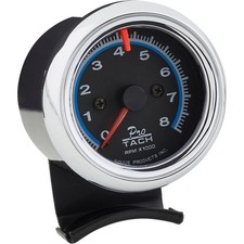 Equus E6076 6000 Series 2-12 Inch Chrome Tachometer 8000 Rpm