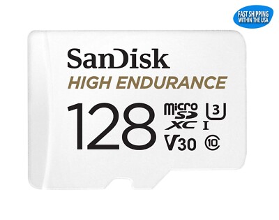 Sandisk 128GB High Endurance MicroSD Card SDSQQNR-128G Security Cam Dash Cam