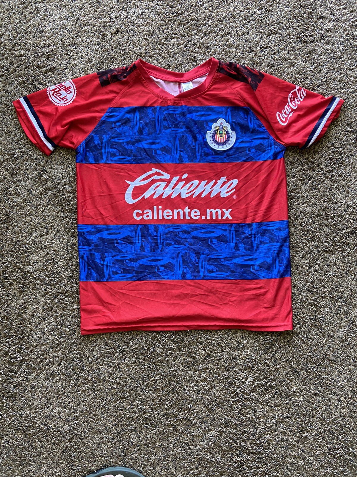Club Deportivo Chivas Soccer Jersey Men's Size Medium Guadalajara Caliente