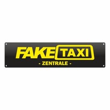 Strassenschild Blechschild Fake Taxi Zentrale hobbyraum lustige sprüche fun