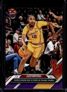 2024-25 Bowman U Now Topps #19 JuJu Watkins Purple Parallel Card #d /25