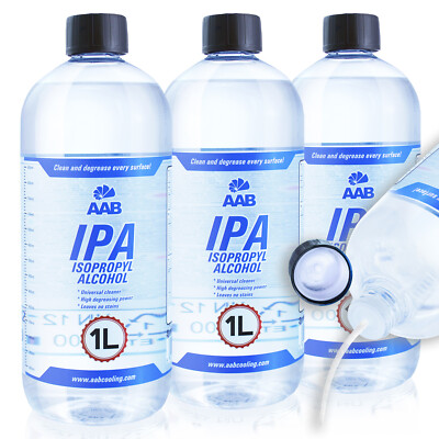 3x AABCOOLING IPA 1L Isopropanol Isopropylalkohol Reiniger 2Propanol 99,7% Clean
