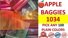1034 Apple Baggies Mini Zipper-Seal Top Quality Zipper Bag 100 (Buy Any Color)