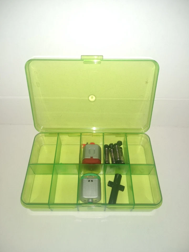 Radio Shack Zip Zaps Micro RC motor parts Lot & case - Image 2 of 4