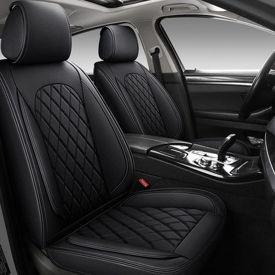 Easy Install Waterproof Faux Leather Seat Covers - Non-Slip for Ultimate Comfort