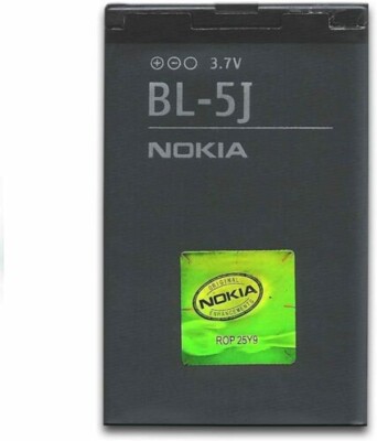 Nokia Battery BL-5J N900 Lumia 520 521 525 5230 Nuron 5233 5238 5800 5802 X6 C3