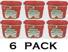 6x Chef Boyardee Spaghetti Meatballs Microwave Pasta 7.5 Oz - 6 PACK