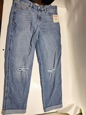 Signature By Levi Strauss 11381 NEW Women's Mid-Rise Stretch Boyfriend Jeans