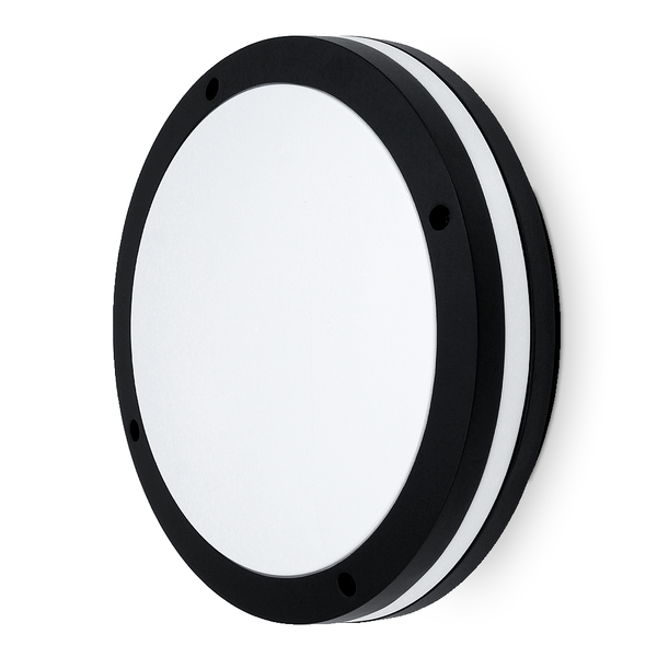 Wandlampe Wandleuchte Lampe IP54 2Xe27 AußEnwandleuchte Rund Schwarz Bigo-image