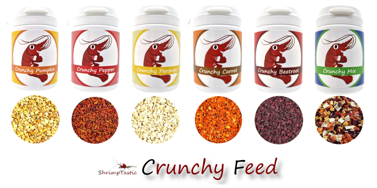 Crunchy Feed 75ml per gamberetti e pesci